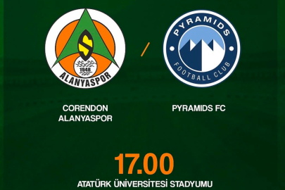 Corendon Alanyaspor, Pyramids FC ile hazırlık maçına çıkıyor