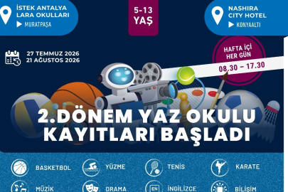 AquaWave Antalya Yaz Okulu 2. Dönem Kayıtları Başladı