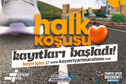 Kayseri Yarı Maratonu Halk Koşusu Kayıtları Başladı