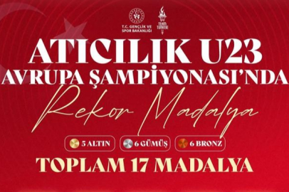 U23 Avrupa Atıcılık Şampiyonası: Türkiye’den 17 Madalya