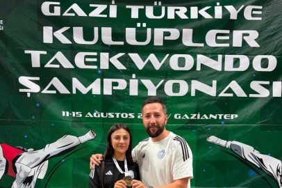 Aleyna Demir Gazi Kulüpler Taekwondo Şampiyonası’nda Şampiyon