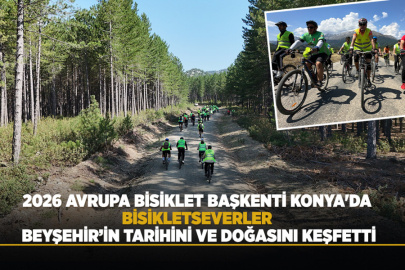 Konya Bisiklet Turu Beyşehir’de 42 Kilometre Sürdü