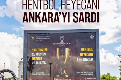 Hentbolda Kupa Heyecanı Başlıyor: 8 Takım Ankara’da Sahne Alacak