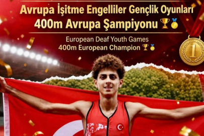 Mustafa Abacıoğlu 400 Metrede Avrupa Şampiyonu Oldu