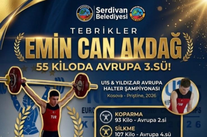 Emin Can Akdağ Avrupa Üçüncüsü Oldu: 55 Kiloda Bronz Madalya
