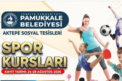 Pamukkale Belediyesi’nden Ücretsiz Spor Kursları: Kayıtlar Başladı
