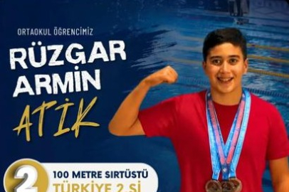 Rüzgar Armin Atik’ten Türkiye Finali’nde İki İkincilik