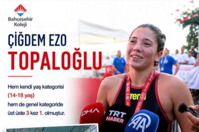 Çiğdem Ezo Topaloğlu Çanakkale Boğazı’nın Şampiyonu