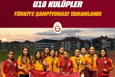 Galatasaray U18 Atletizm Takımından Türkiye Üçüncülüğü
