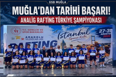 Muğla’dan Rafting Türkiye Şampiyonası’nda Çifte Zafer