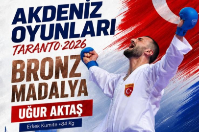 Uğur Aktaş’tan Akdeniz Oyunları’nda Bronz Madalya