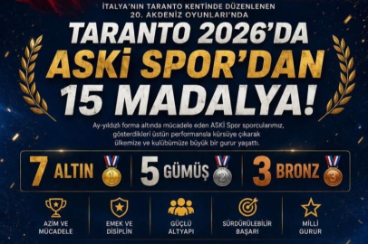 ASKİ Spor’dan Taranto 2026’da 15 Madalya