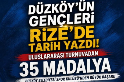 Düzköy Belediyesi Spor Kulübü’nden 35 Madalya