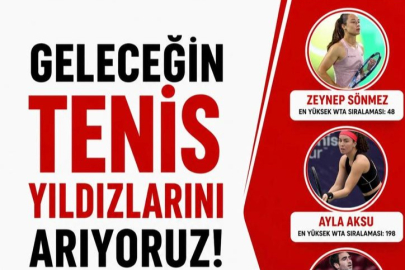 İstanbul’da Geleceğin Tenis Yıldızları Aranıyor