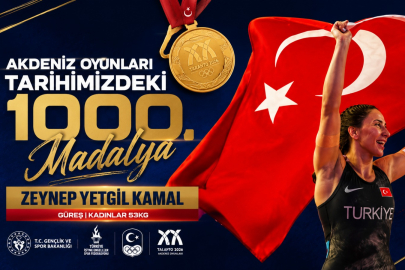 Zeynep Yetgil Kamal’dan Tarihi 1000. Madalya