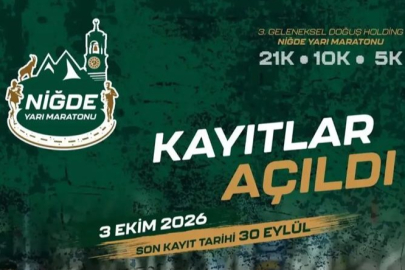 Niğde Yarı Maratonu İçin Kayıtlar Açıldı
