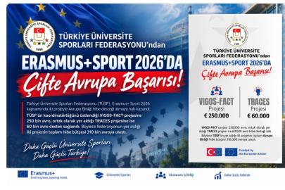 TÜSF’ten Erasmus+ Sport 2026’da Çifte Avrupa Başarısı