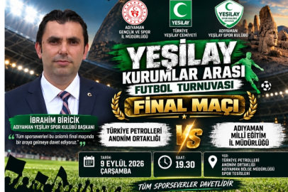 Adıyaman’da Yeşilay Futbol Turnuvasında Final Heyecanı
