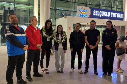 Avrupa İkincisi Sinem Oruç Konya’da Coşkuyla Karşılandı