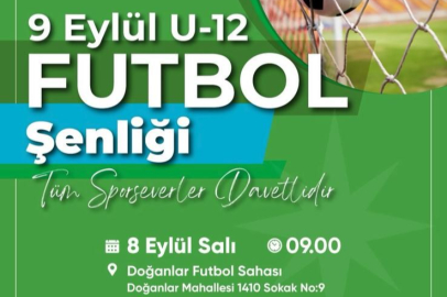 Bornova’da U-12 Futbol Şenliği Heyecanı