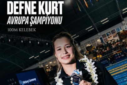 Defne Kurt’tan Üçüncü Altın: 100 Metre Kelebekte Avrupa Şampiyonu