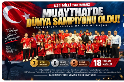 Türkiye U24 Muaythai Milli Takımı Dünya Şampiyonu Oldu