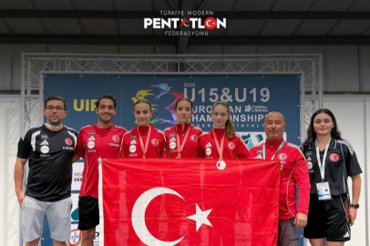 U15 Kadın Modern Pentatlon Takımı Avrupa İkincisi Oldu