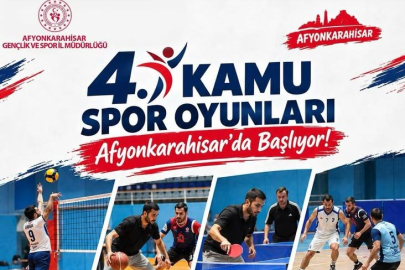 4. Kamu Spor Oyunları Afyonkarahisar’da Başlıyor