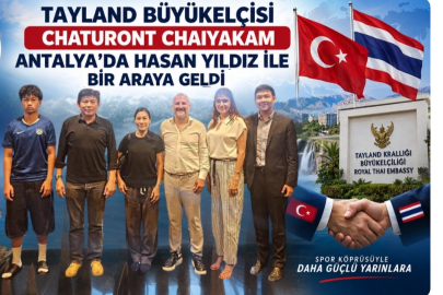 Tayland Büyükelçisi Chaturont Chaiyakam Antalya’da Hasan Yıldız ile Buluştu