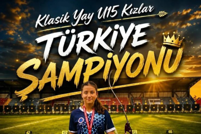 Aslı Berra Öztürk U15 Klasik Yay’da Türkiye Şampiyonu