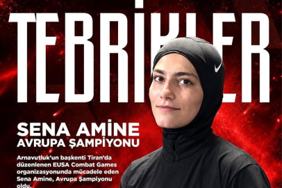 Sena Amine Nur Özgen Kick Boksta Avrupa Şampiyonu