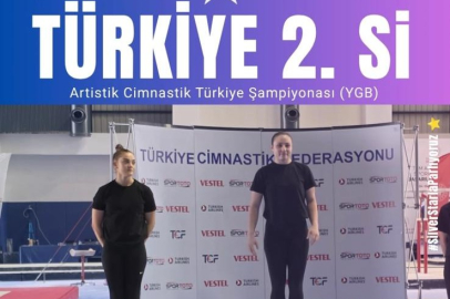 Zeynep Kurtuluş Artistik Cimnastikte Türkiye İkincisi