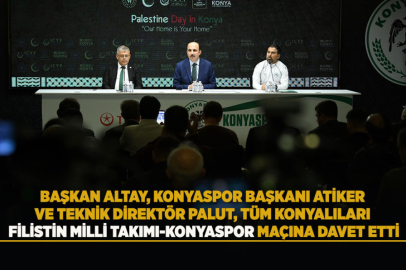 Konyaspor-Filistin Milli Takımı Maçına Davet: “Stadyumu Dolduralım”