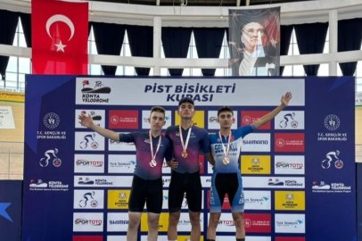 Selçuklu Belediyespor Pist Bisikleti Kupası’nda Madalyaları Topladı