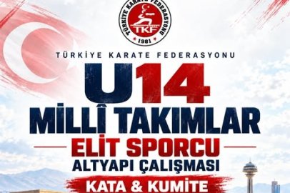 U14 Millî Takımlar Elit Sporcu Altyapı Çalışması Ankara’da Yapılacak