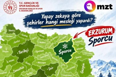 Yapay Zekâ Şehirleri Mesleklerle Eşleştirdi: Erzurum’un Mesleği “Sporcu” Oldu