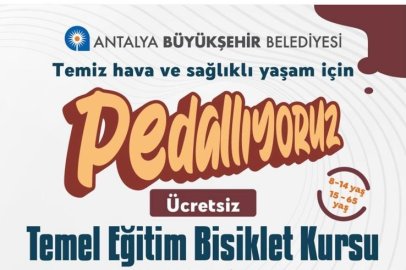 Antalya’da Ücretsiz Temel Bisiklet Eğitimi İçin Kayıtlar Başlıyor