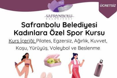 Safranbolu’da Kadınlara Özel Ücretsiz Spor Kursu Açılıyor
