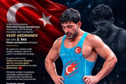 Vasıf Arzımanov Üst Üste İkinci Kez Dünya Şampiyonu!