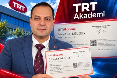 Yazarımız Muhammet Kemal Gülşen TRT Akademi’den Başarı Belgesi Aldı