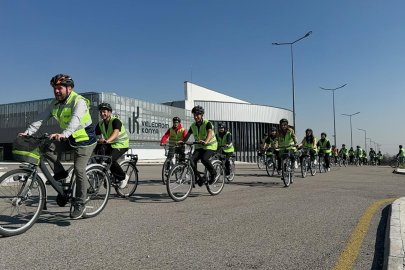 Konya'da Öğrenciler Olimpik Veledrom ve Bisiklet Kültürüyle Tanıştı